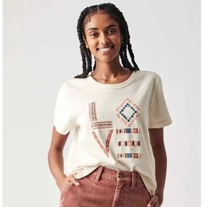 Faherty B. Yellowtail x Love Embroidered tshirt